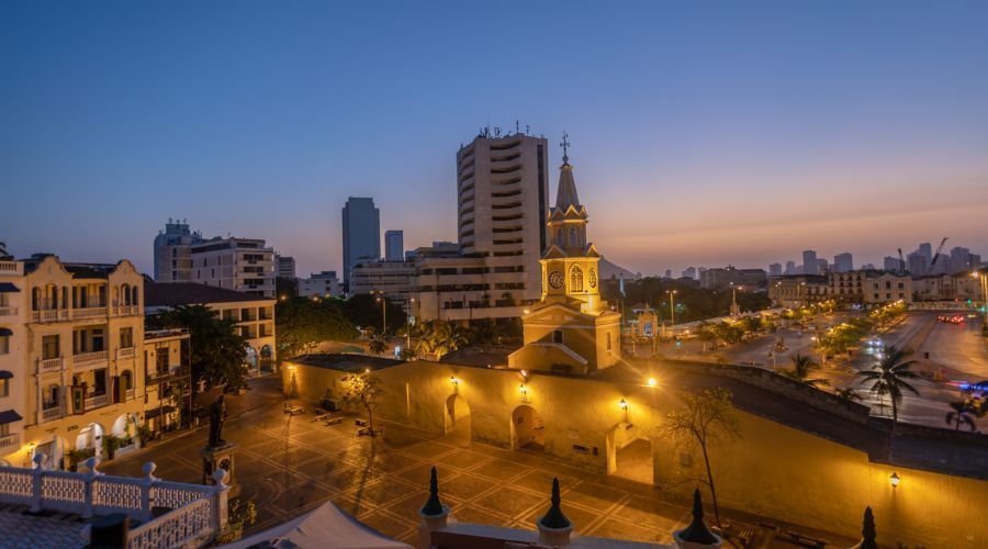 Vista panorâmica  Santa Catalina Hotel Cartagena de Indias